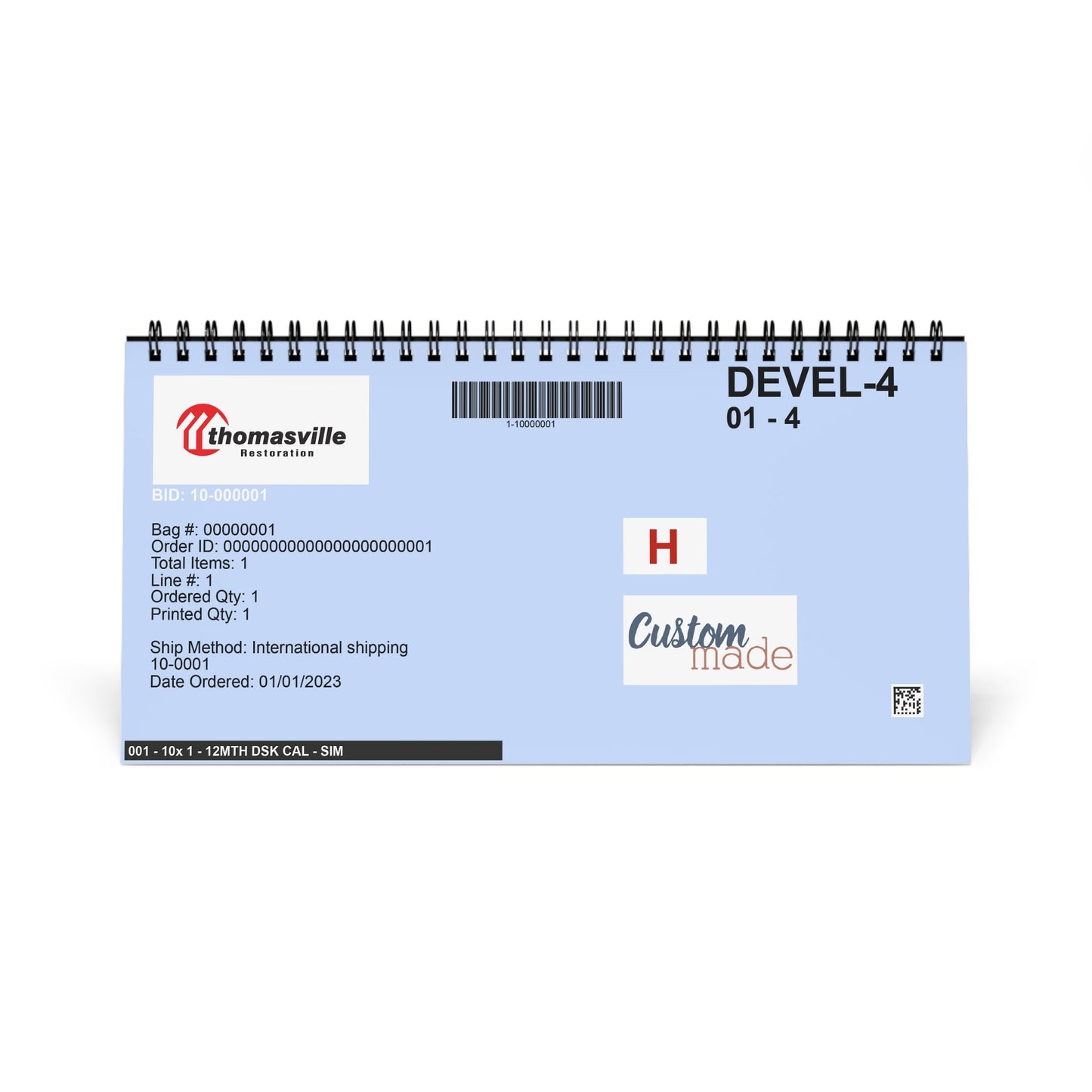 Desktop Calendar (2026 grid)