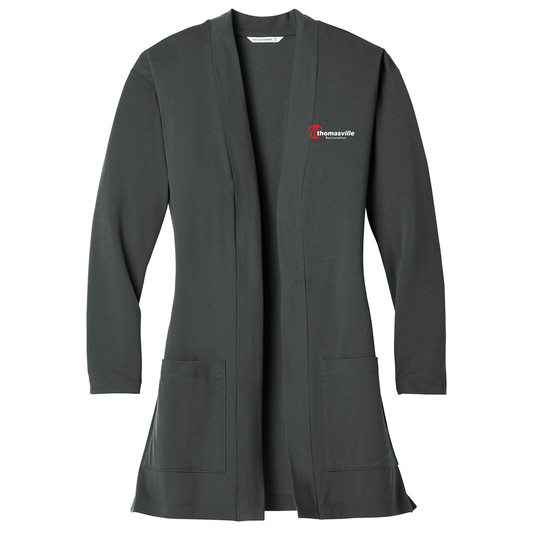 Ladies Concept Long Pocket Cardigan